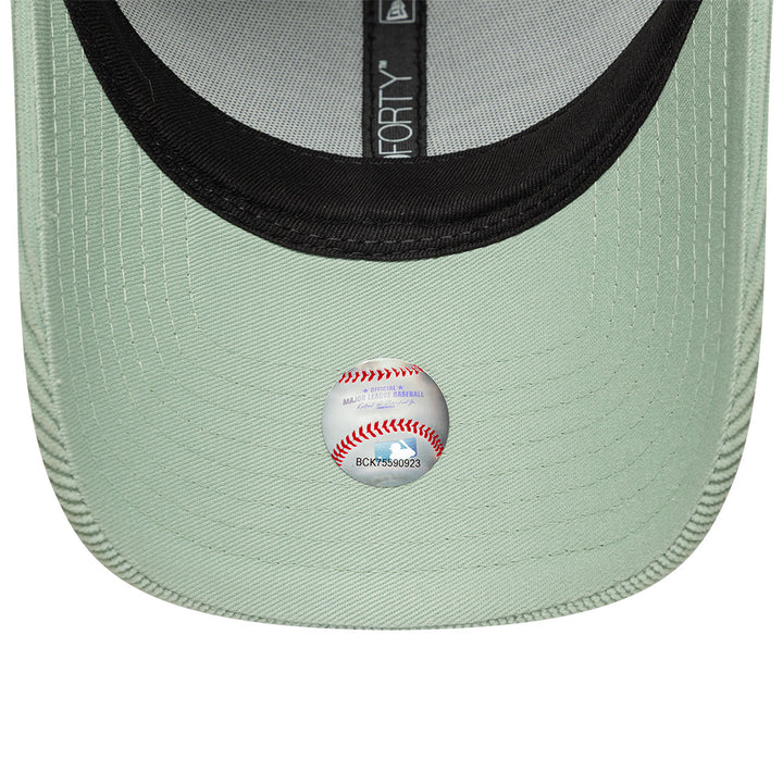 New York Yankees MLB Mini Cord 9FORTY Women Strapback New Era Sage Green