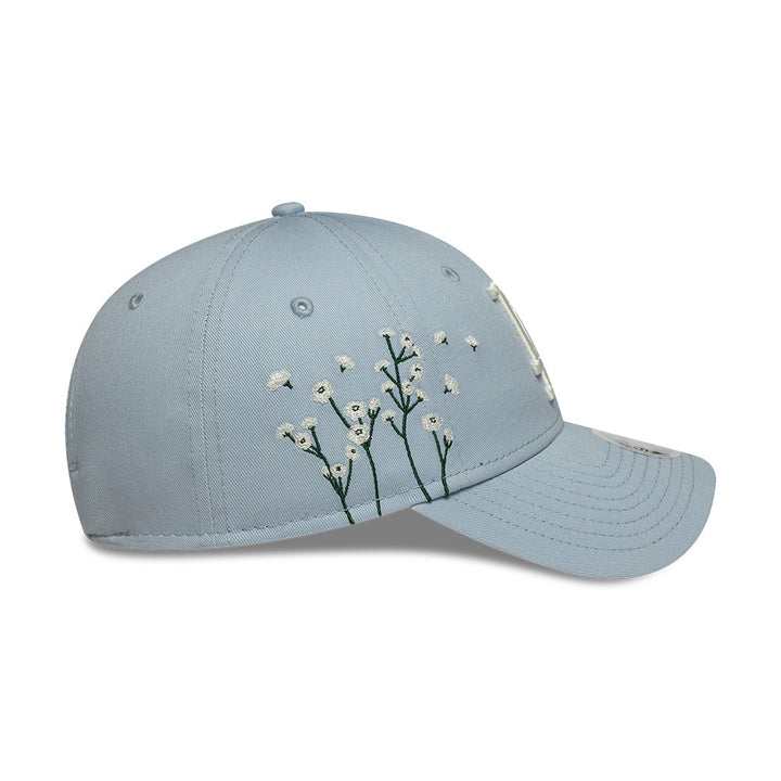 Los Angeles Dodgers MLB Womens Floral Icon 9Forty Strapback Babyblue