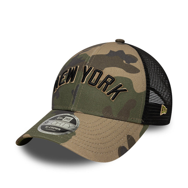 New York Yankees 9FORTY M-Crown Trucker Snapback New Era Camo