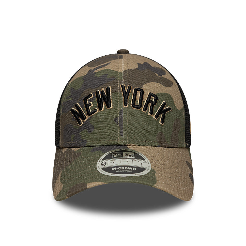 New York Yankees 9FORTY M-Crown Trucker Snapback New Era Camo