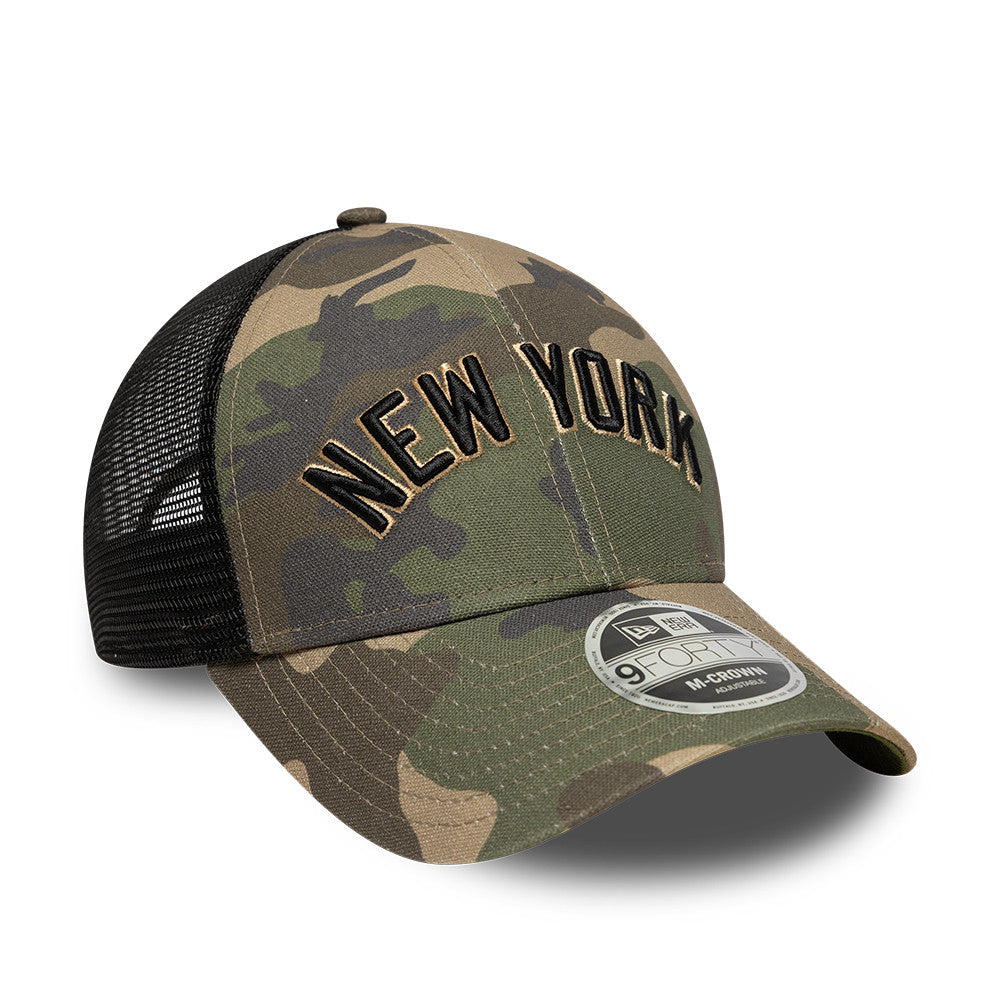 New York Yankees 9FORTY M-Crown Trucker Snapback New Era Camo