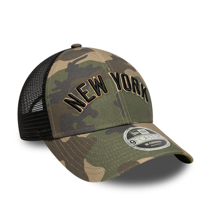 New York Yankees 9FORTY M-Crown Trucker Snapback New Era Camo