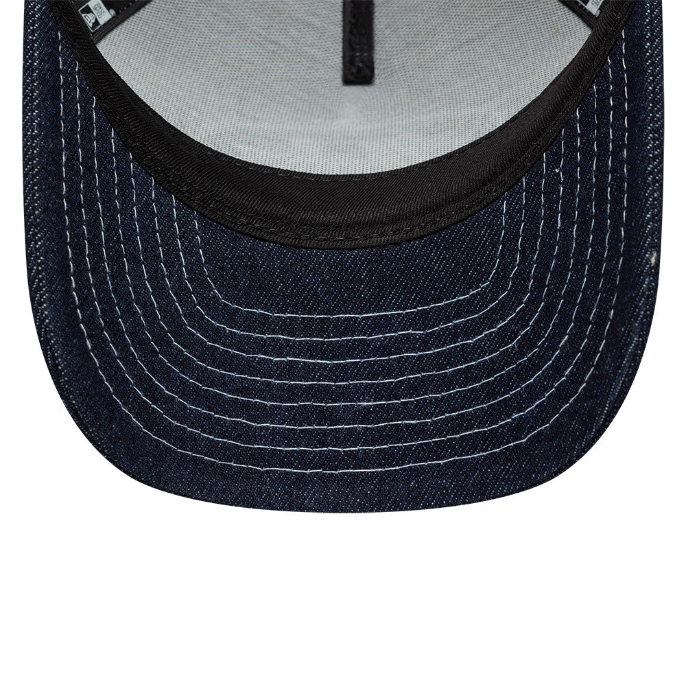 Womens Denim M-Crown Snapback Trucker New Era Blue