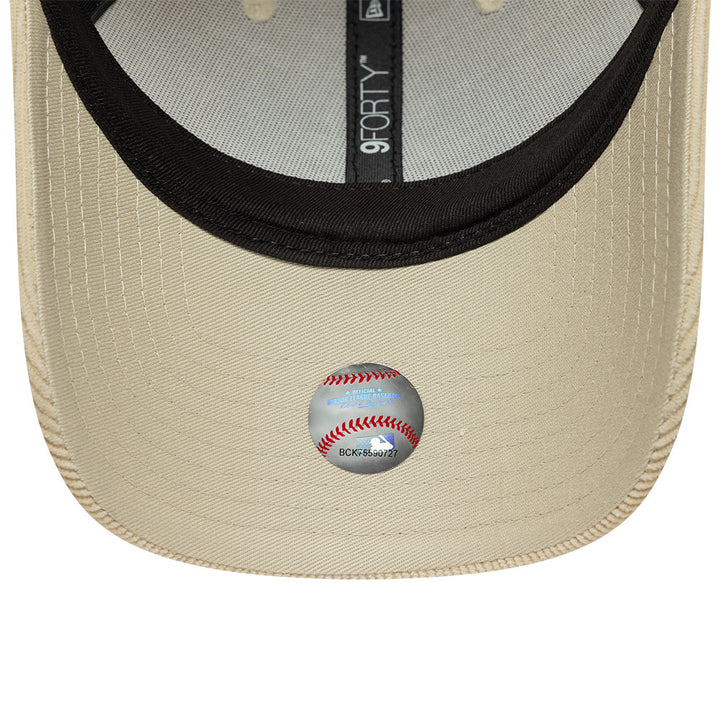 New York Mets Cord 9FORTY Strapback New Era Cream