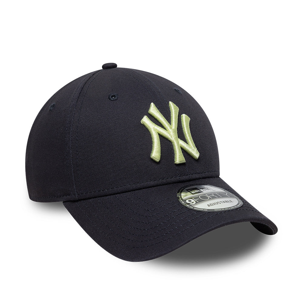 New York Yankees MLB League Essential 9FORTY Strapback New Era Navy/Yellow