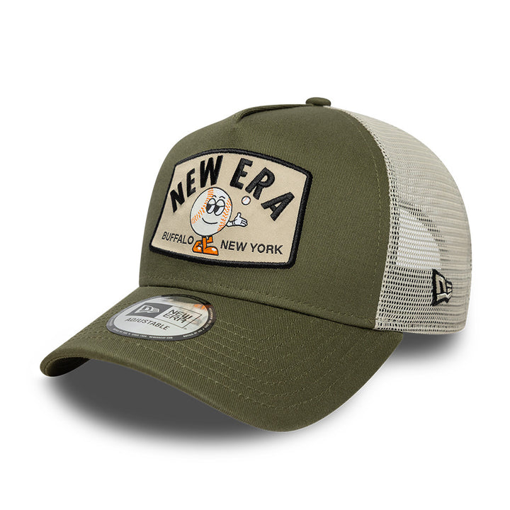 New Era Summer Patch Snapback Trucker Green