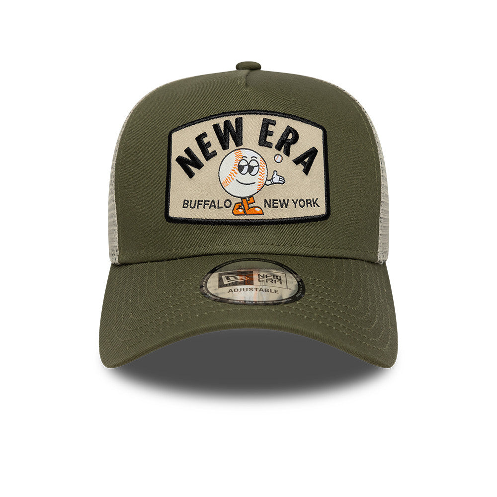 New Era Summer Patch Snapback Trucker Green