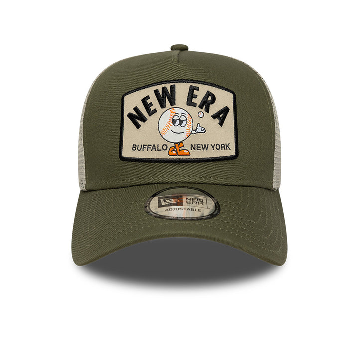 New Era Summer Patch Snapback Trucker Green