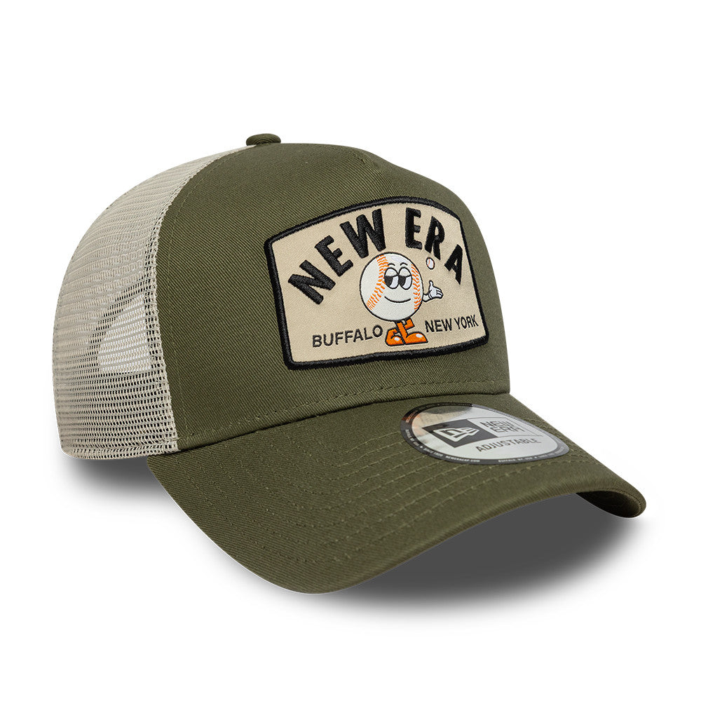 New Era Summer Patch Snapback Trucker Green