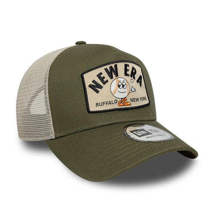 New Era Summer Patch Snapback Trucker Green