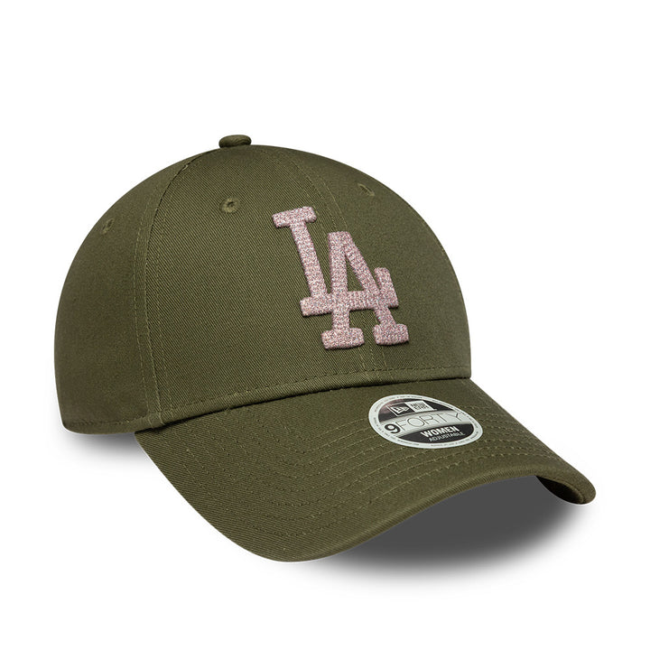 Los Angeles Dodgers MLB Womens Metallic 9Forty Strapback Green/Pink