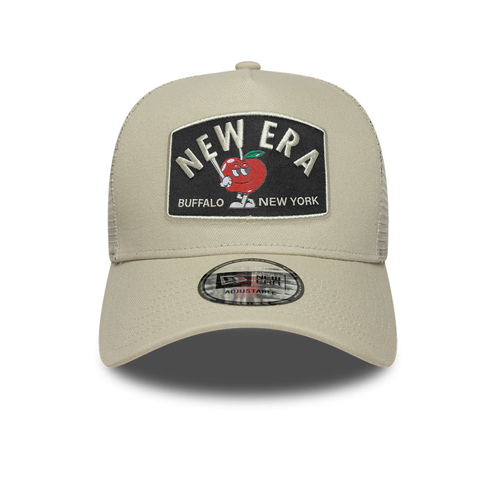 New Era Summer Patch Snapback Trucker Stone