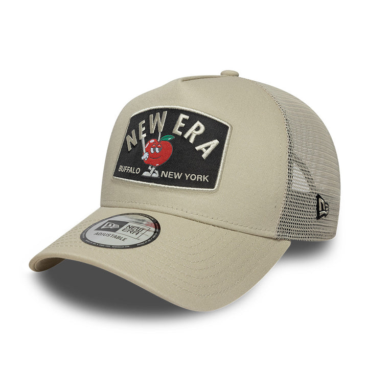 New Era Summer Patch Snapback Trucker Stone
