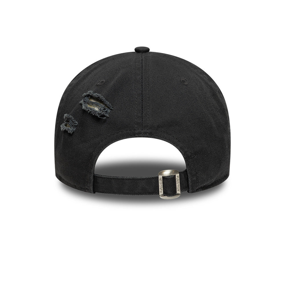 New Era Washed Distressed 9Twenty Strapback Grey