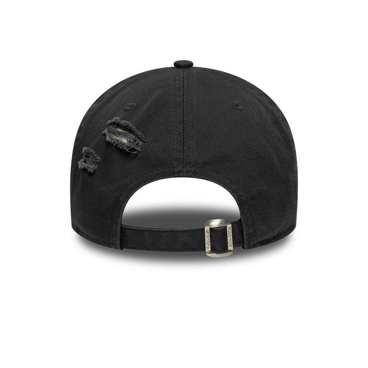 New Era Washed Distressed 9Twenty Strapback Grey