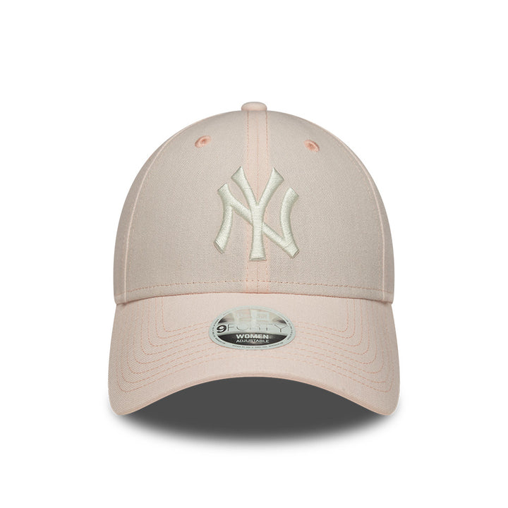 New York Yankees MLB Linnen 9FORTY Women Strapback New Era Pink/White