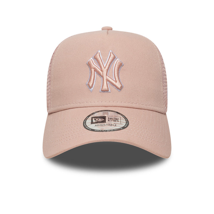 New York Yankees MLB AFrame Snapback Trucker New Era Pink