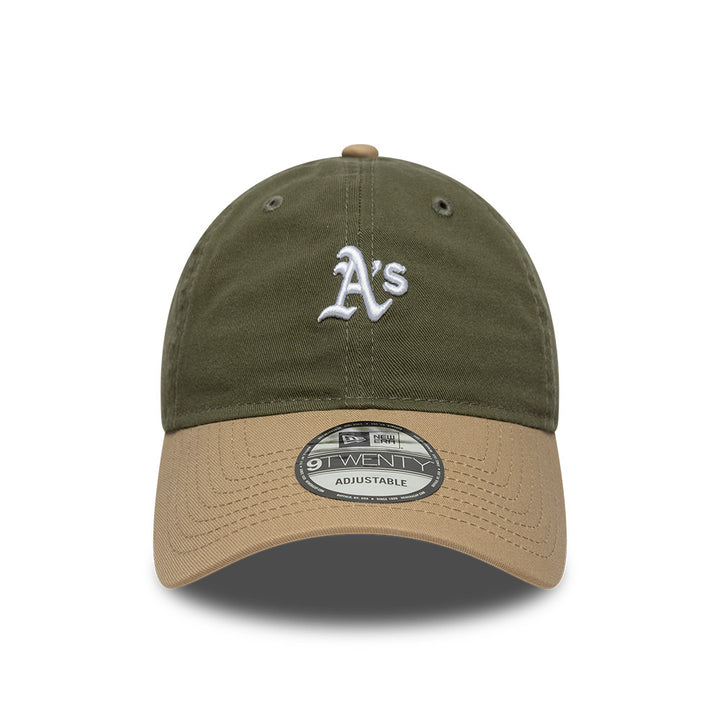 Oakland Athletics MLB Mini Washed 9TWENTY Strapback New Era Olive