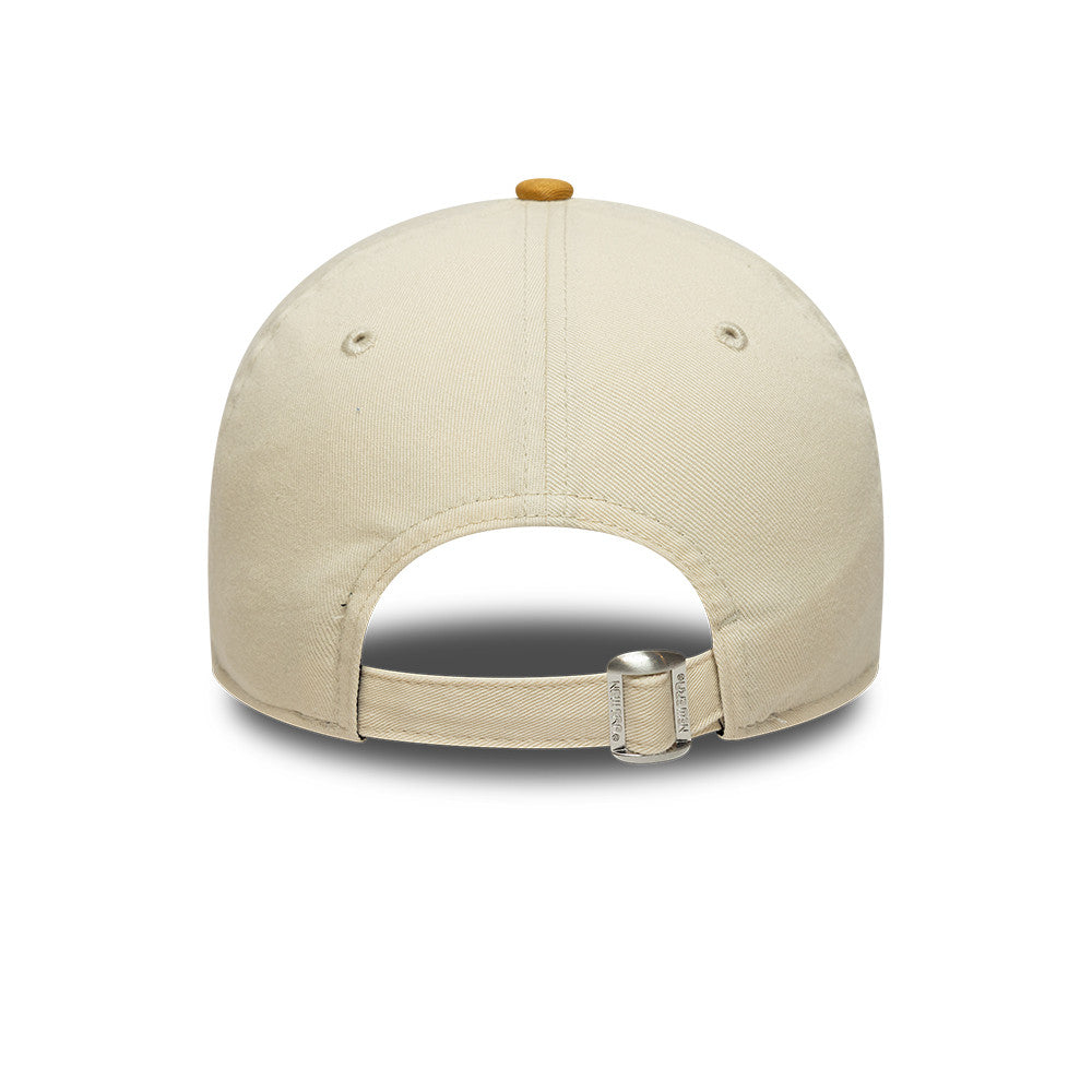 New York Mets 9TWENTY Strapback Mini Washed Beige/White