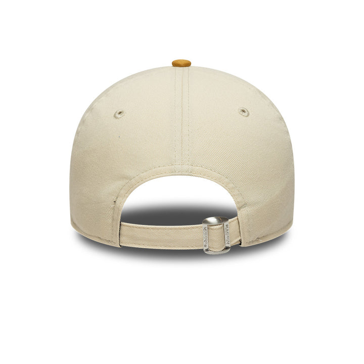 New York Mets 9TWENTY Strapback Mini Washed Beige/White