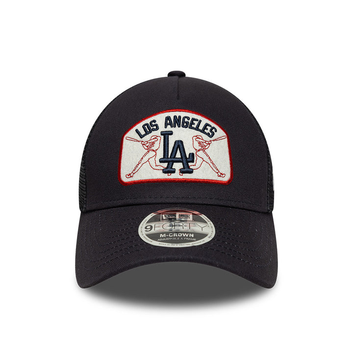 Los Angeles Dodgers MLB Patch Snapback Trucker New Era Navy