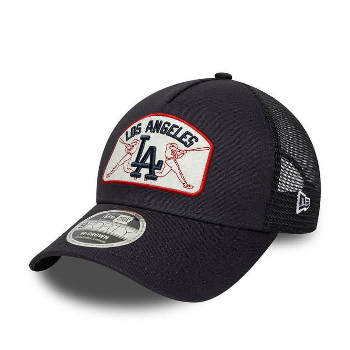 Los Angeles Dodgers MLB Patch Snapback Trucker New Era Navy