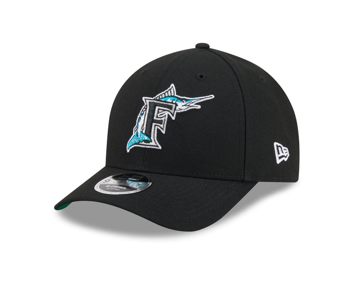 Florida Marlins MLB26 Hall of Fame 9FORTY M Crown Snapback New Era Black