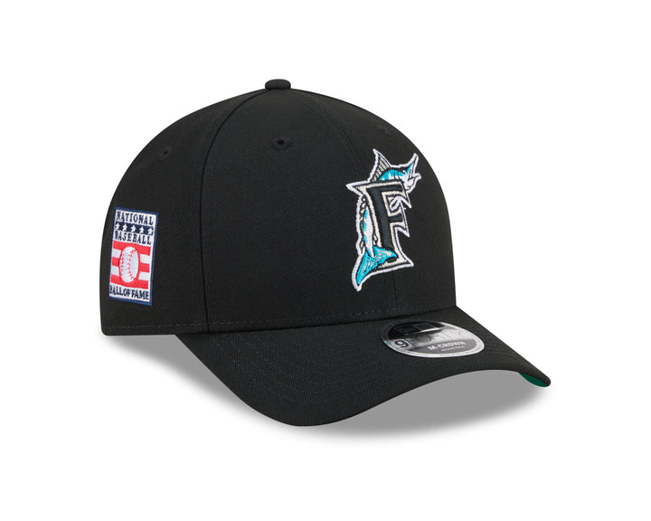 Florida Marlins MLB26 Hall of Fame 9FORTY M Crown Snapback New Era Black