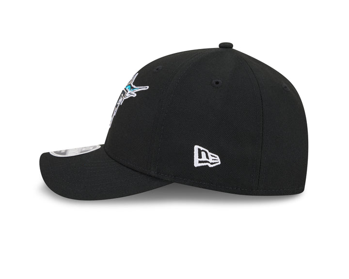 Florida Marlins MLB26 Hall of Fame 9FORTY M Crown Snapback New Era Black