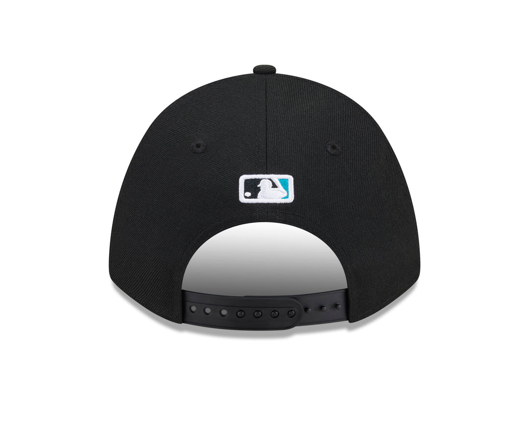 Florida Marlins MLB26 Hall of Fame 9FORTY M Crown Snapback New Era Black
