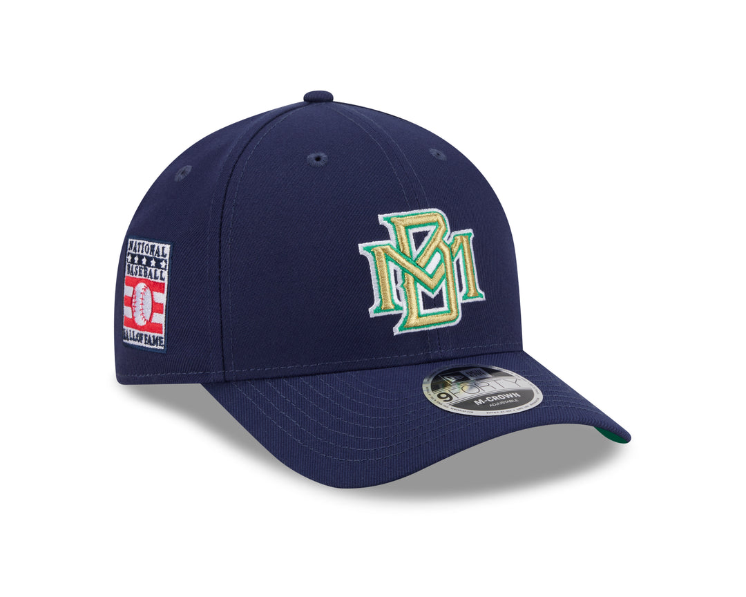 Milwaukee Brewers MLB26 Hall of Fame 9FORTY M Crown Snapback New Era Navy