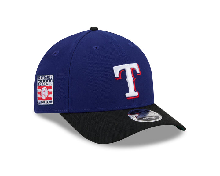 Texas Rangers MLB26 Hall of Fame 9FORTY M Crown Snapback New Era Blue