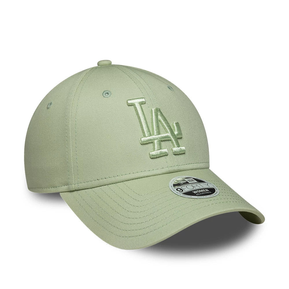 Los Angeles Dodgers MLB Womens Leauge Essential 9FORTY Strapback New Era Light Pastel Green