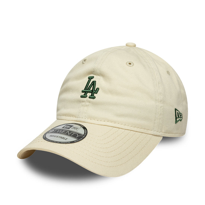 Los Angeles Dodgers MLB Mini Logo 9TWENTY New Era Crème/Dark Green