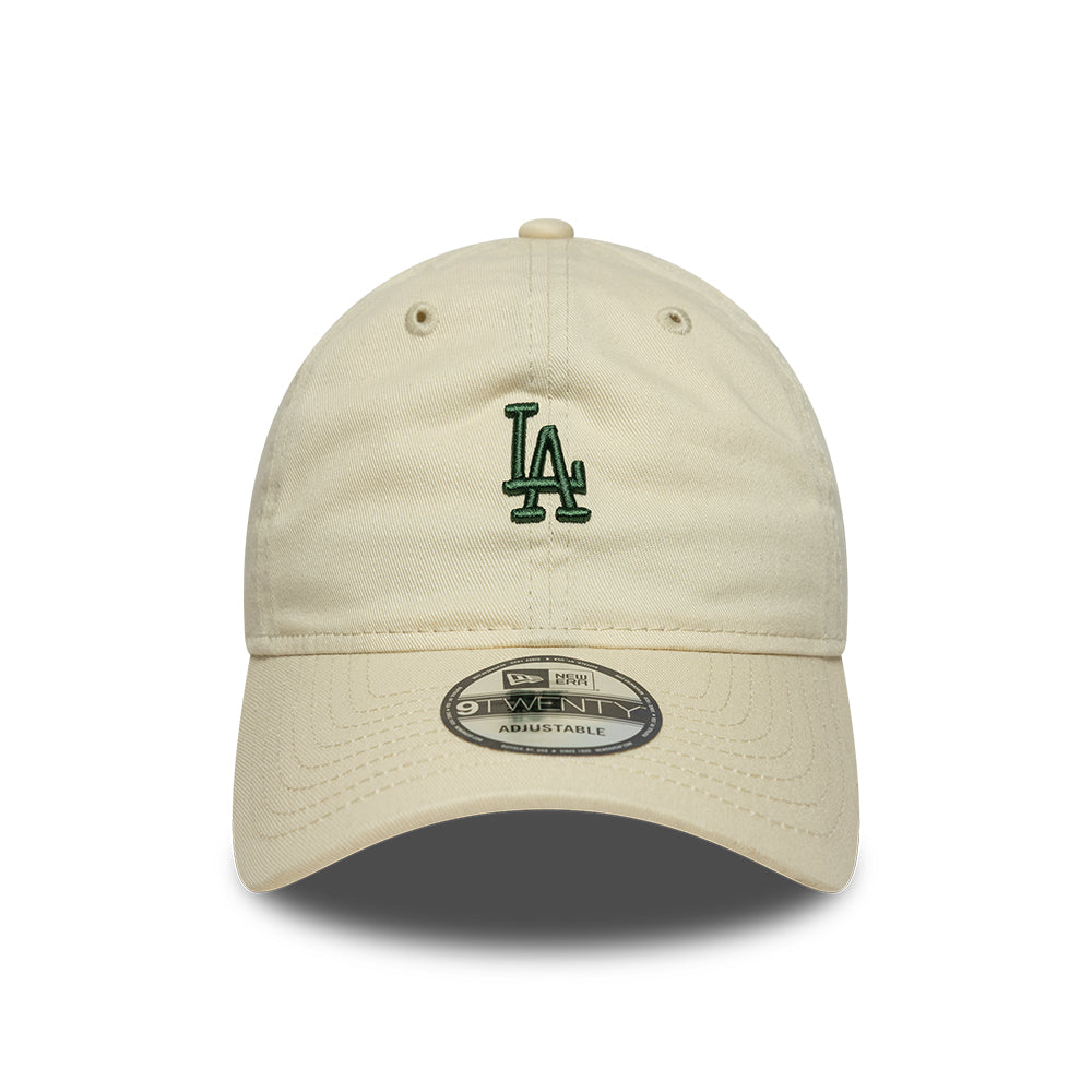 Los Angeles Dodgers MLB Mini Logo 9TWENTY New Era Crème/Dark Green