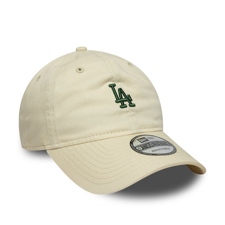 Los Angeles Dodgers MLB Mini Logo 9TWENTY New Era Crème/Dark Green