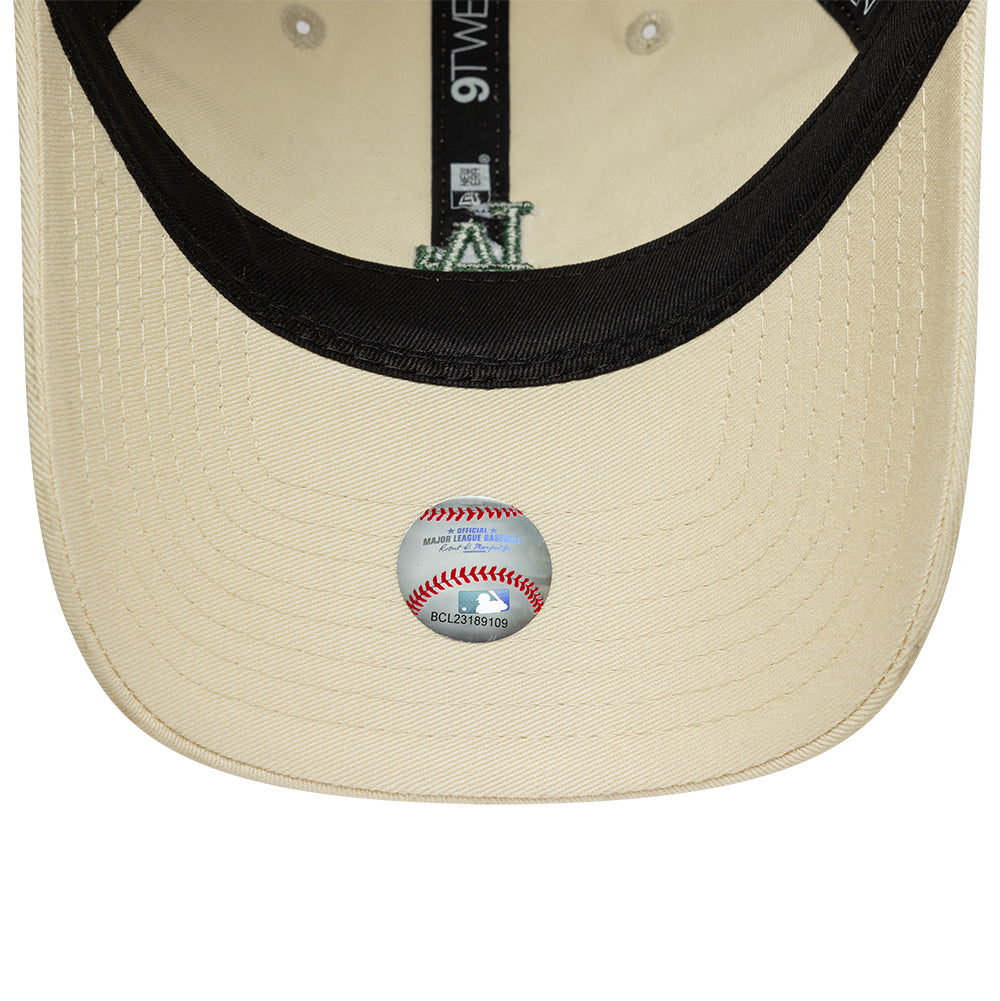 Los Angeles Dodgers MLB Mini Logo 9TWENTY New Era Crème/Dark Green