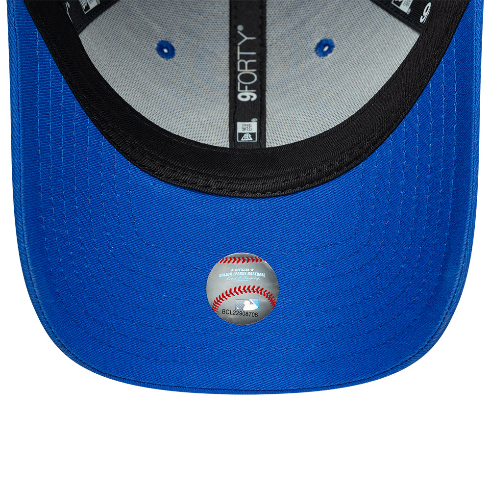 New York Yankees MLB Team Outline 9FORTY Strapback New Era Blue/White