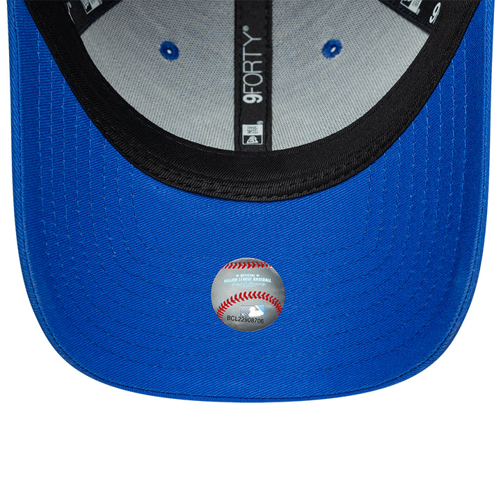 New York Yankees MLB Team Outline 9FORTY Strapback New Era Blue/White