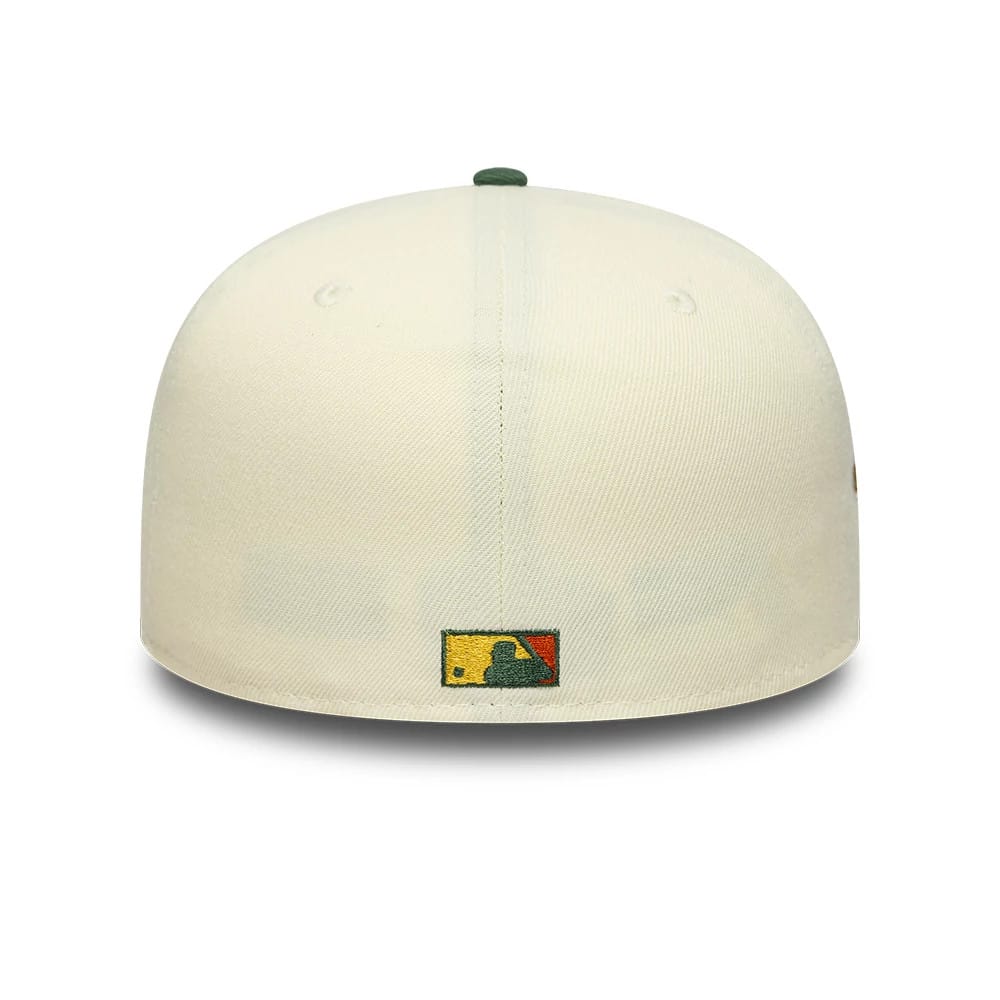 La Angels MLB Pin 59FIFTY Fitted New Era Cream/Green
