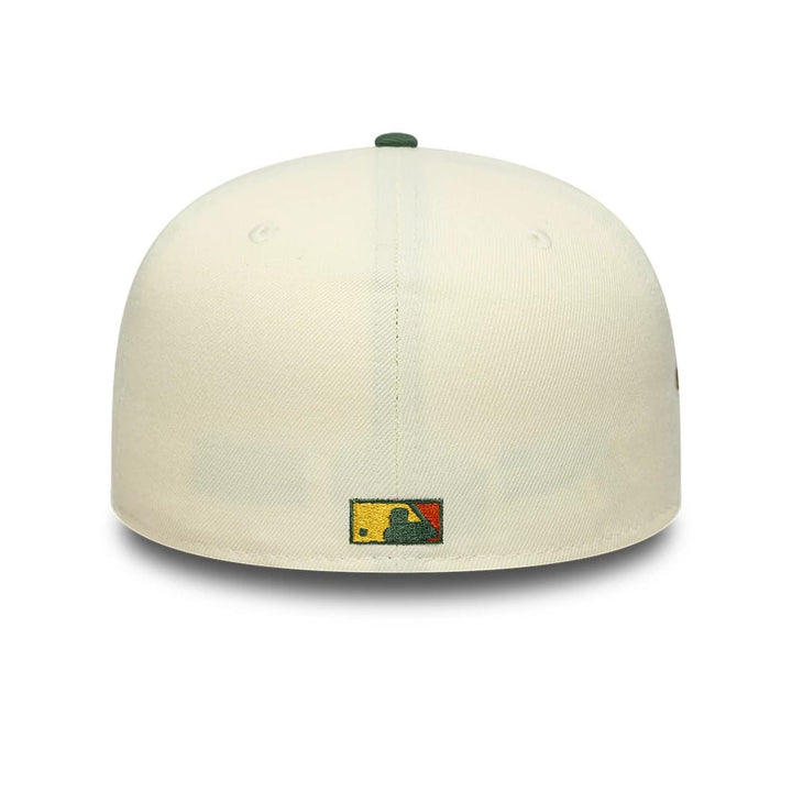 La Angels MLB Pin 59FIFTY Fitted New Era Cream/Green