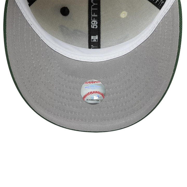 La Angels MLB Pin 59FIFTY Fitted New Era Cream/Green