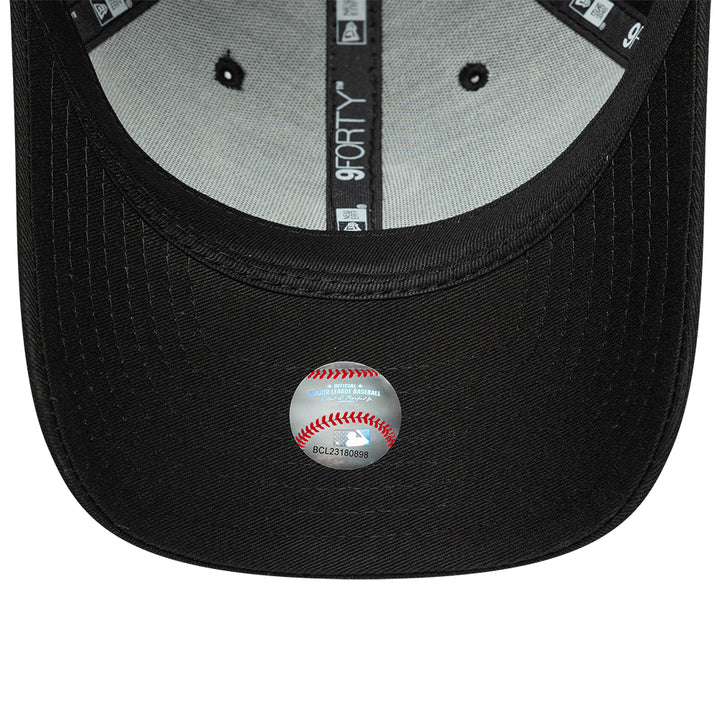 Chicago White Sox MLB Side Script 9FORTY Strapback New Era Black/White