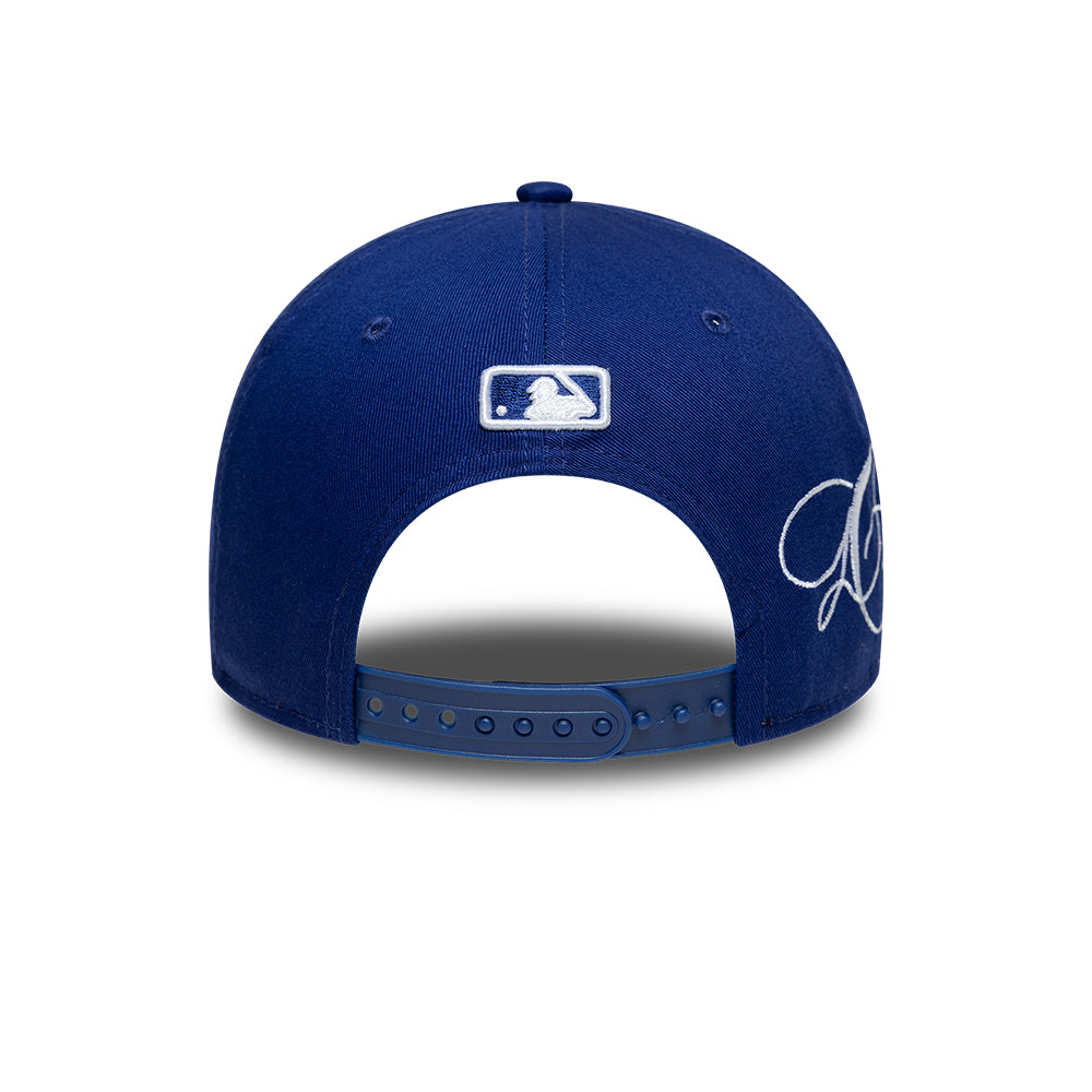 Los Angeles Dodgers MLB Side Script 9FORTY Strapback New Era Blue