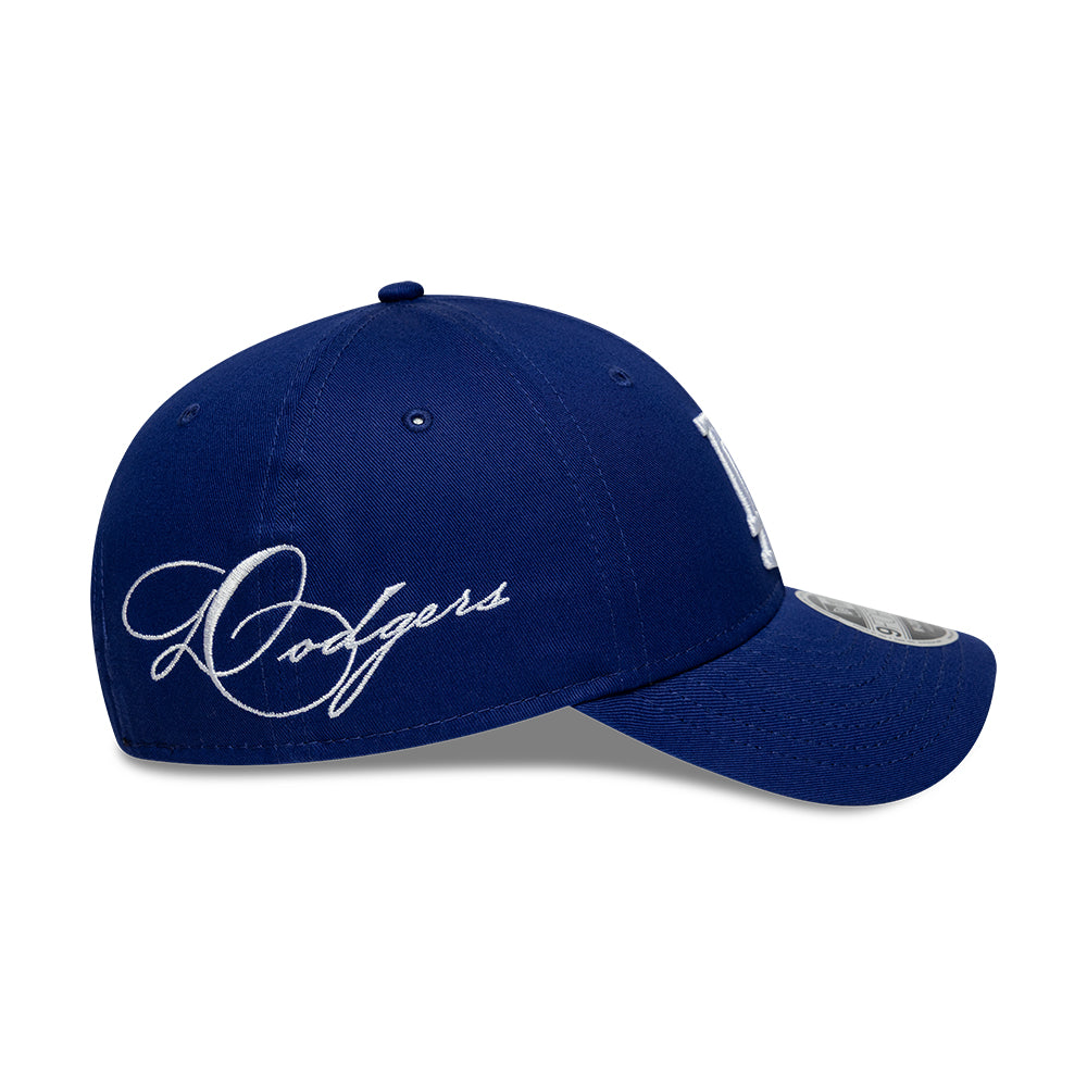 Los Angeles Dodgers MLB Side Script 9FORTY Strapback New Era Blue