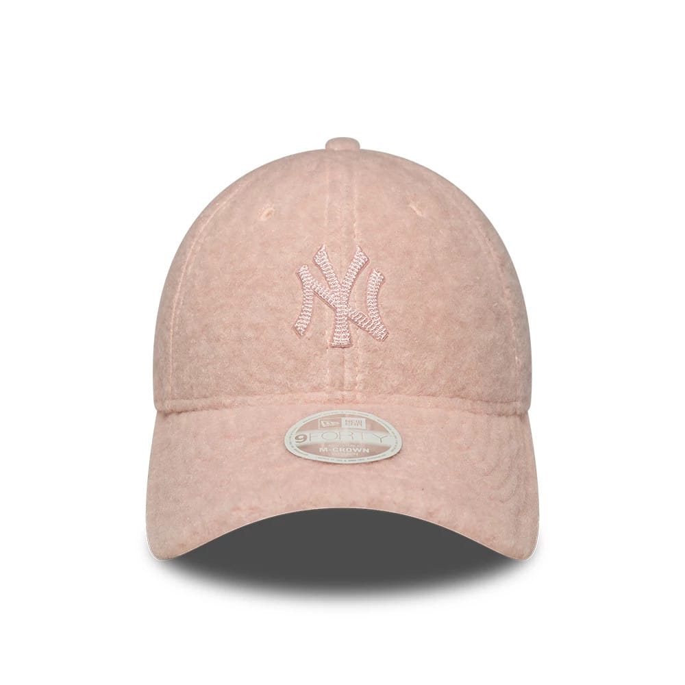 New York Yankees MLB Winter Borg 9FORTY Women Snapback New Era Pink