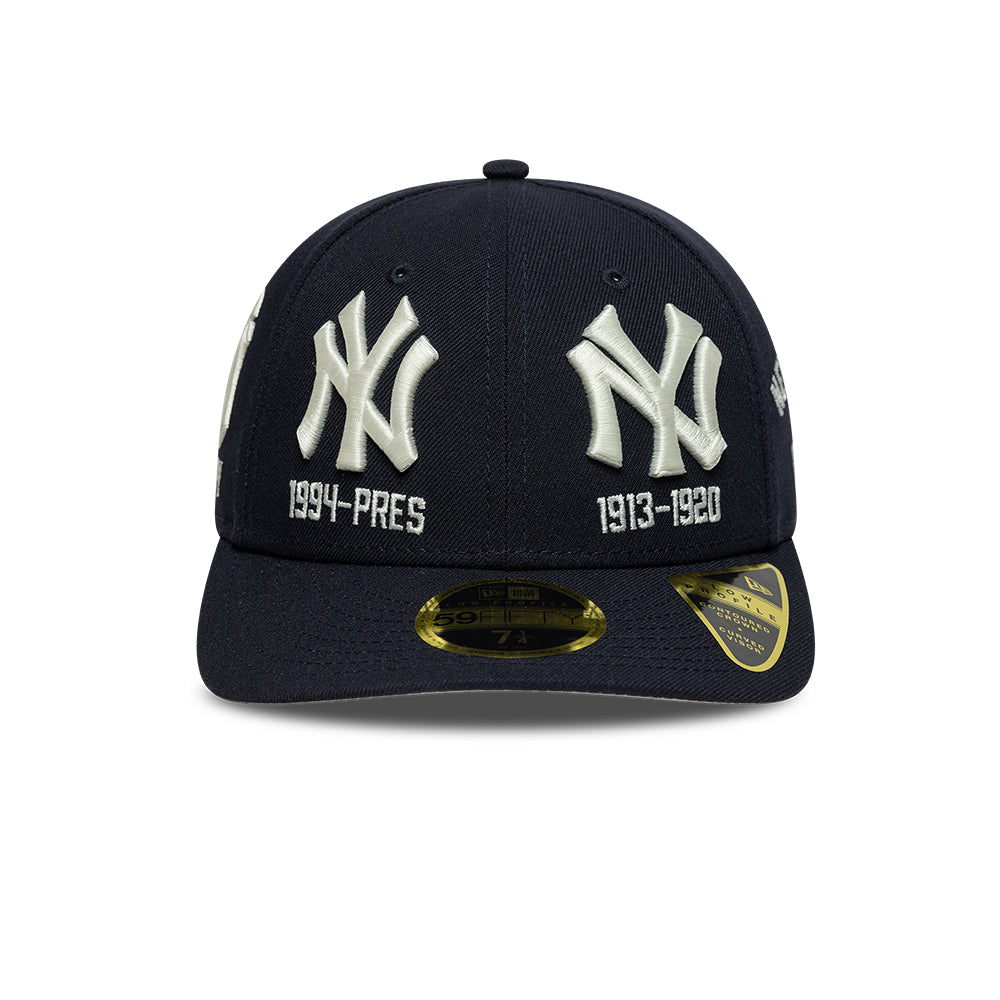 New York Yankees Historic MLB 59FIFTY Low Profile Fitted New Era Navy