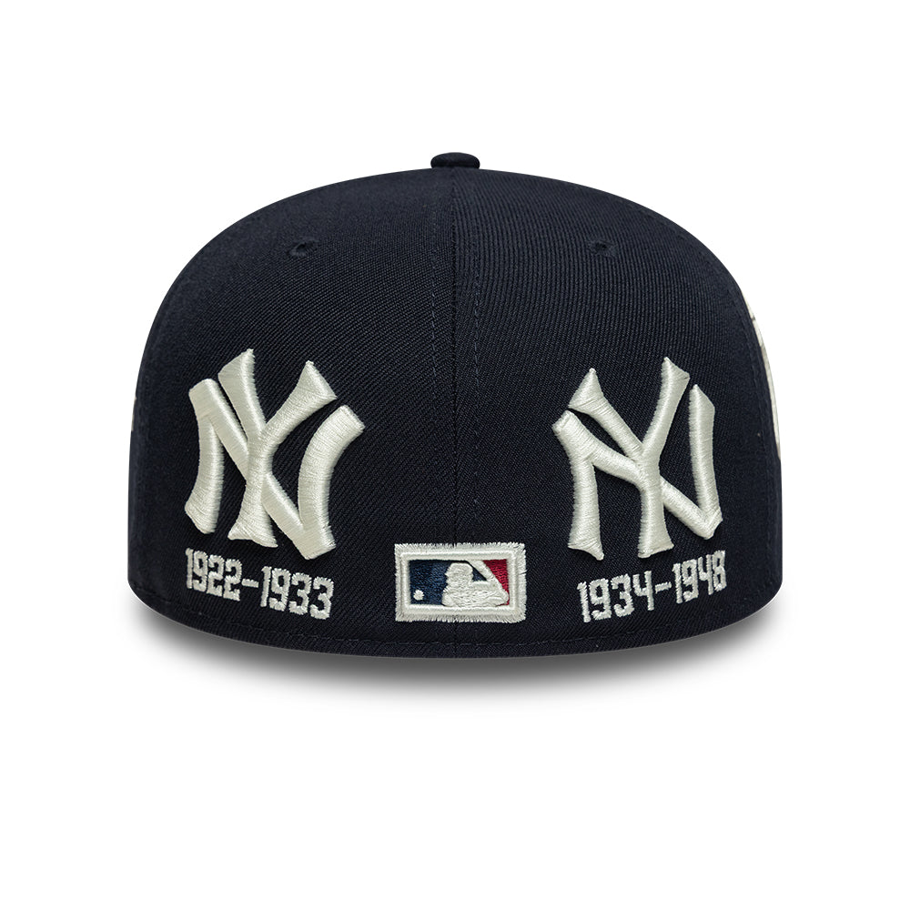 New York Yankees Historic MLB 59FIFTY Low Profile Fitted New Era Navy