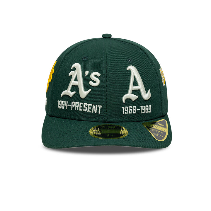 Athletics Historic MLB 59FIFTY Low Profile Fitted New Era Dark Green