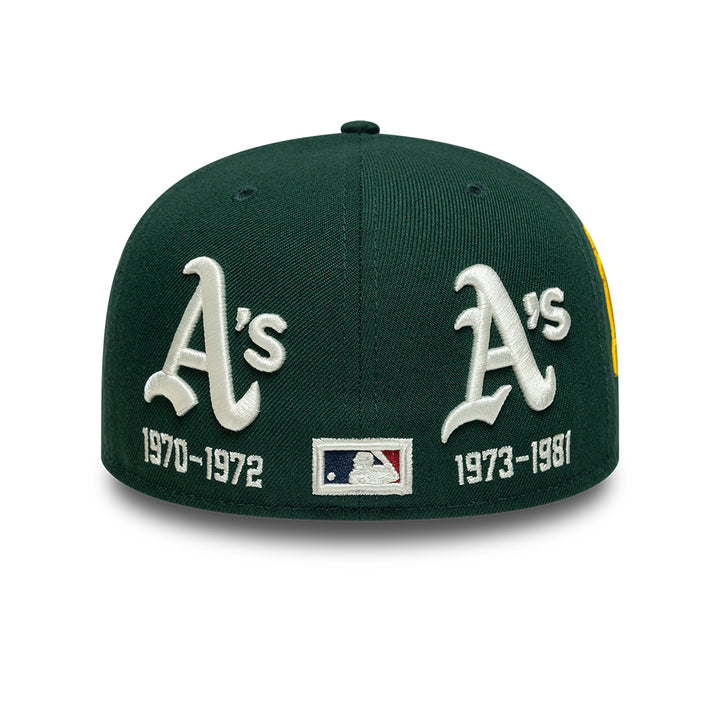 Athletics Historic MLB 59FIFTY Low Profile Fitted New Era Dark Green